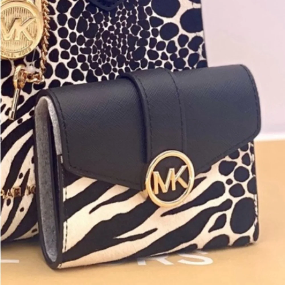 Michael Kors Carmen Medium Flap Bifold Wallet
